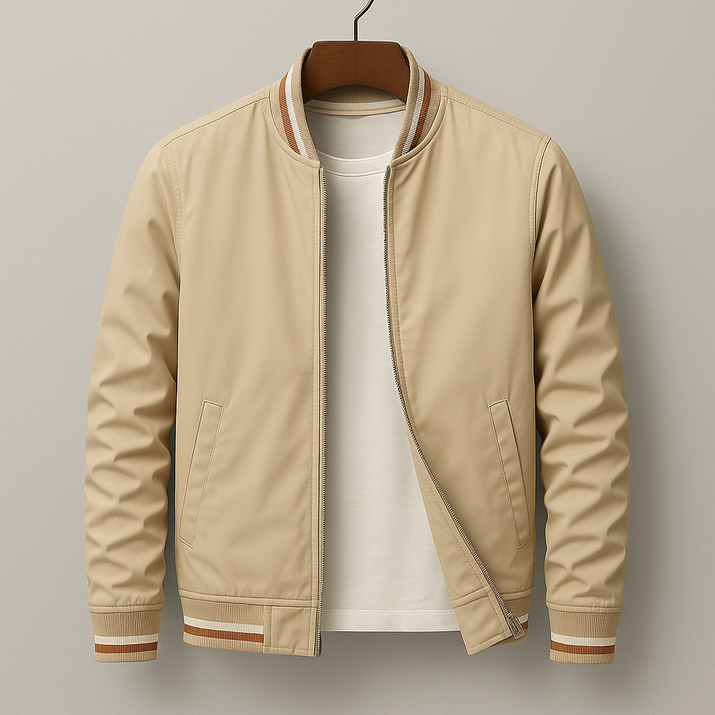 Samuel™ | Retro Varsity Zip Jacket