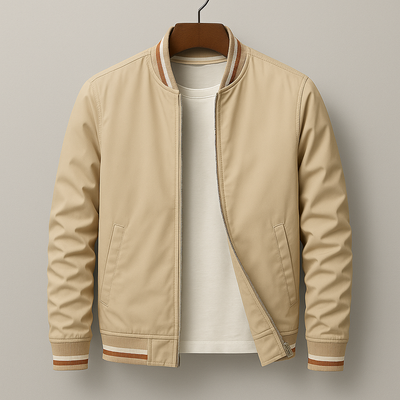 Samuel™ | Retro Varsity Zip Jacket