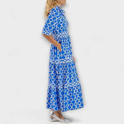 Melody™ | Bold Chain Print Midi Dress