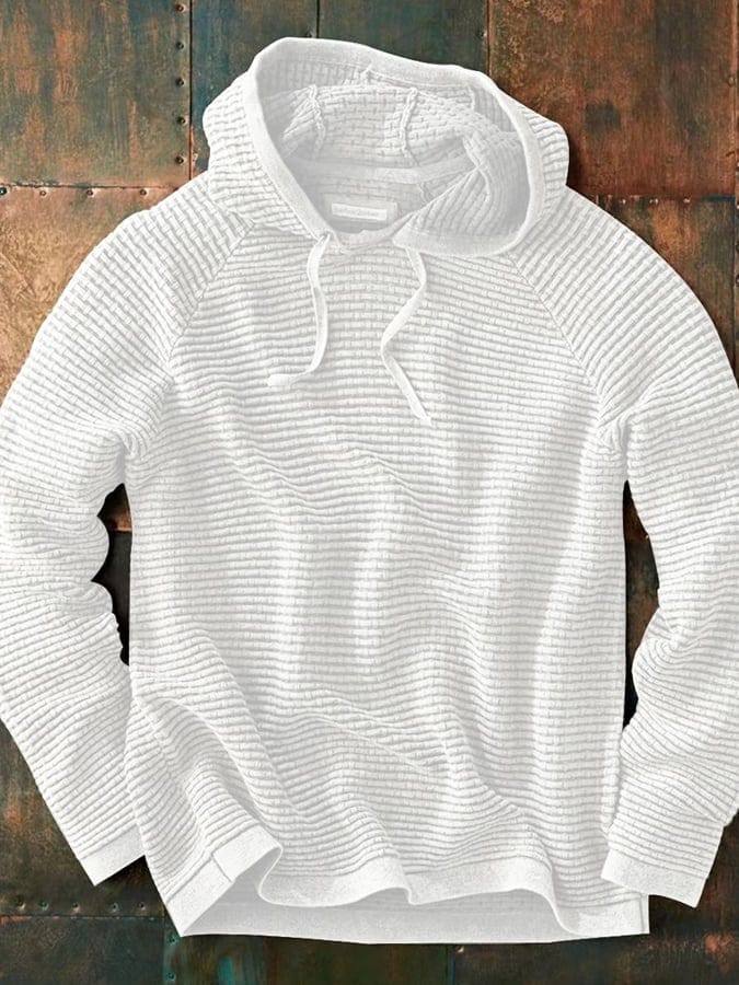 Elliot™ | Textured Striped Hoodie