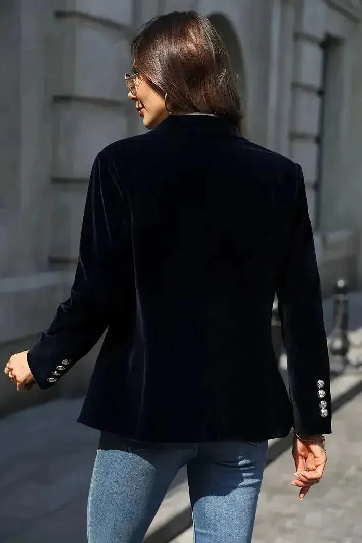 Naelise™ | Tailored Velvet Blazer
