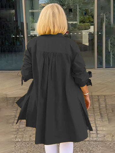 Aloma™ | Elegant Long Shirt Jacket
