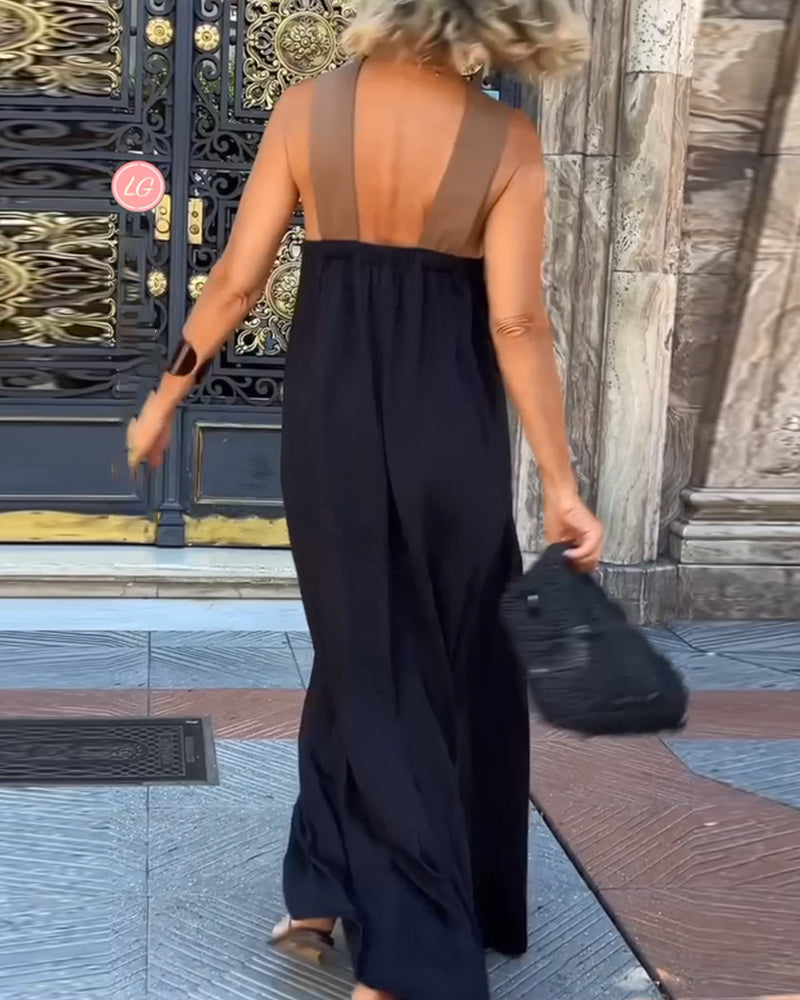 Elviane™ | Cross Neck Dress