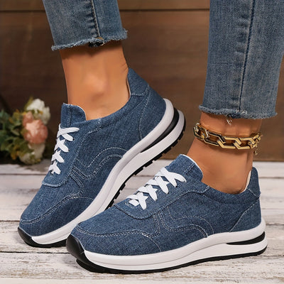 Aveline™ | Lightweight Denim Sneakers