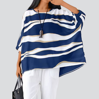 Olivia™ | Stylish O Neck Blouse