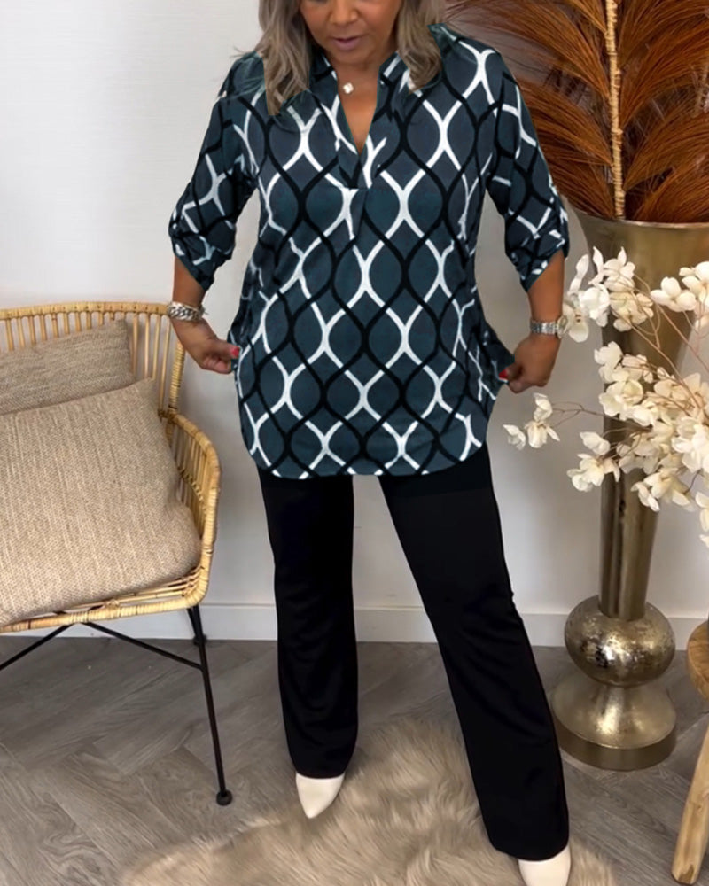 Bélianne™ | Casual Blouse with Long Sleeves