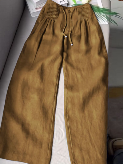 Calina™ | High-Waisted Wide-Leg Lounge Pants