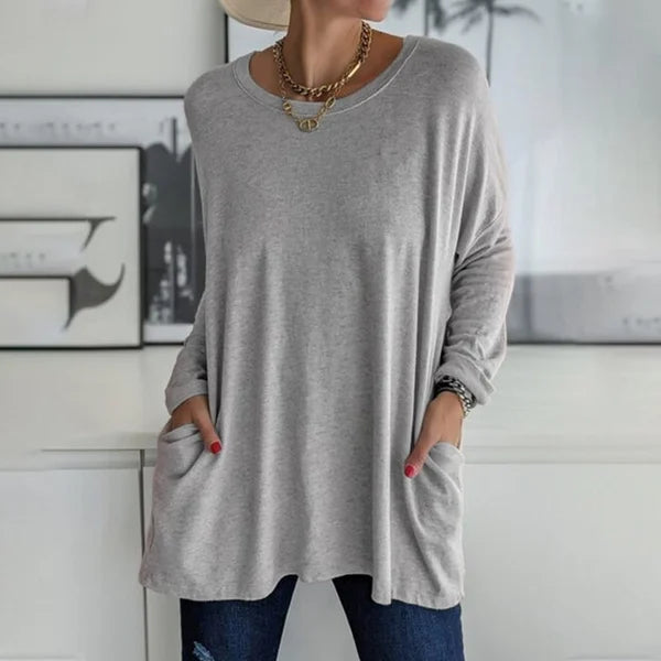 Haisley™ | Oversized Pocket Tunic Top