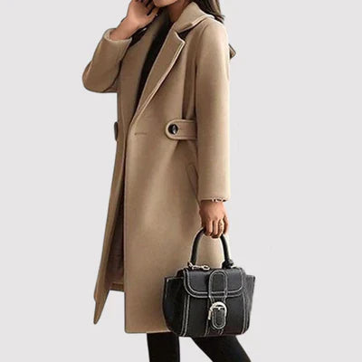 Syrielle™ | Double-Button Long Coat