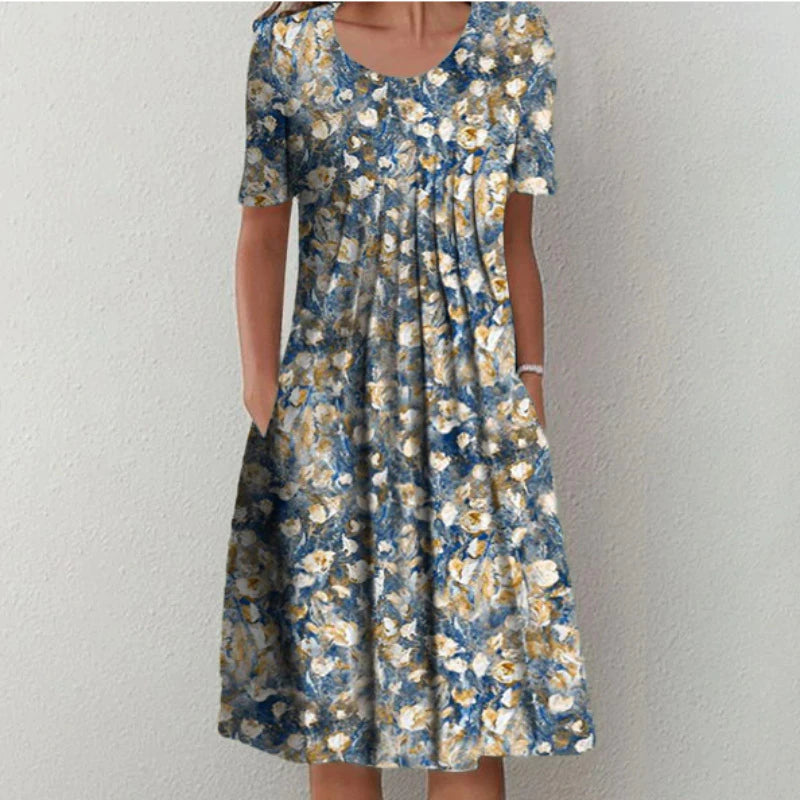 Maysen™ | Summer Garden Midi Dress