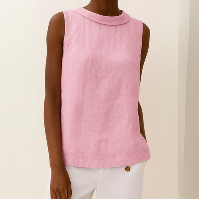 Floryne™ | Sculpted Simplicity Sleeveless Top