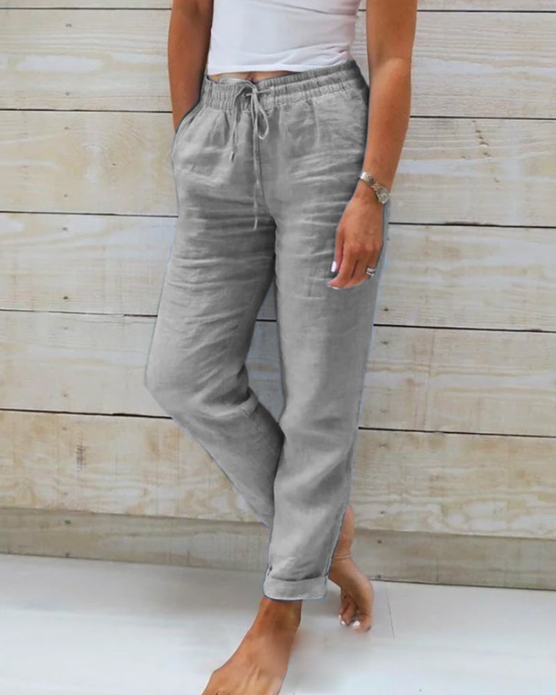 Célyra™ | Women’s Lightweight Linen Pants