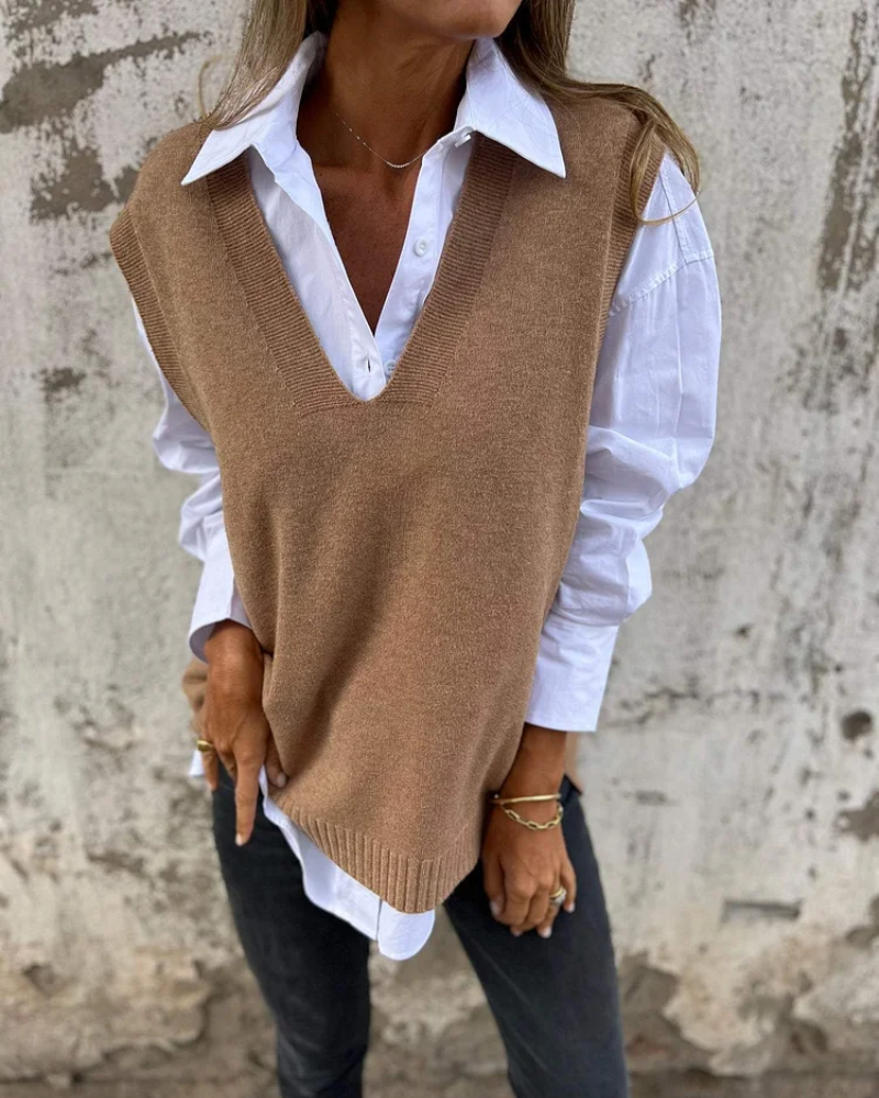 Margot™ | Classic Knit Sweater Vest