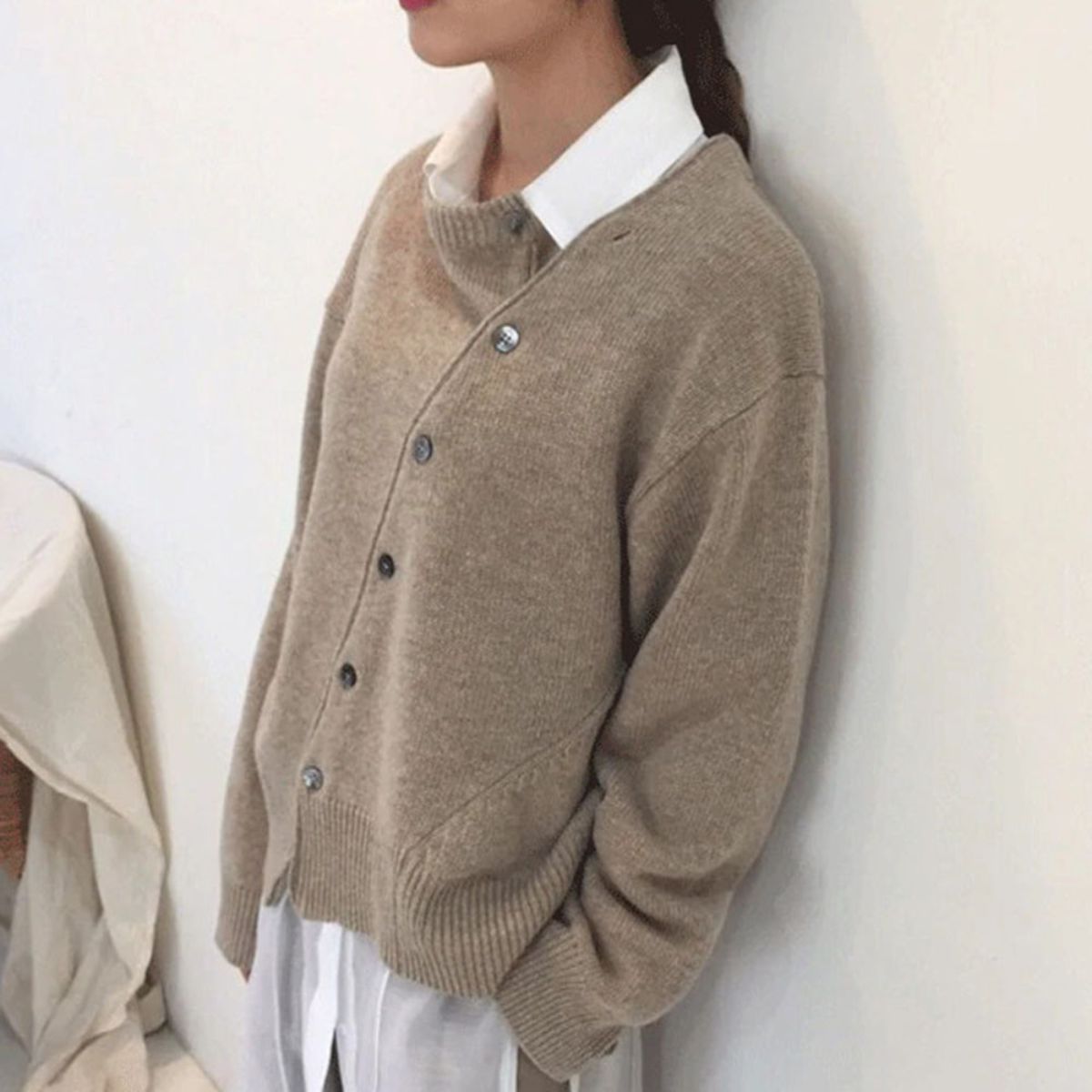 Camille™ | Effortless Asymmetrical Knit Sweater