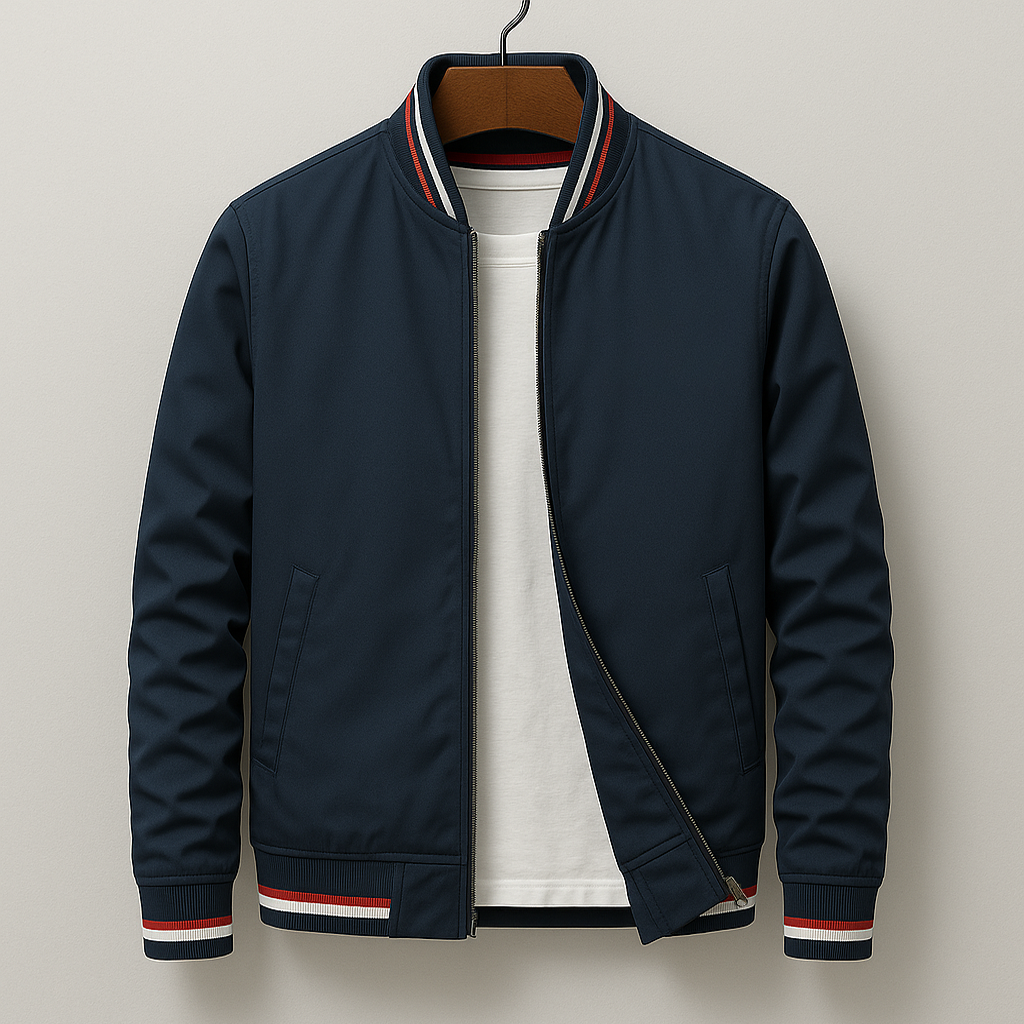 Samuel™ | Retro Varsity Zip Jacket