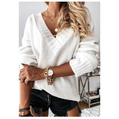 Anelys™ | Classic V-Neck Sweater