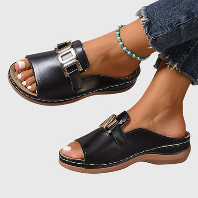 Jacqueline™ | Comfy Buckle Sandals