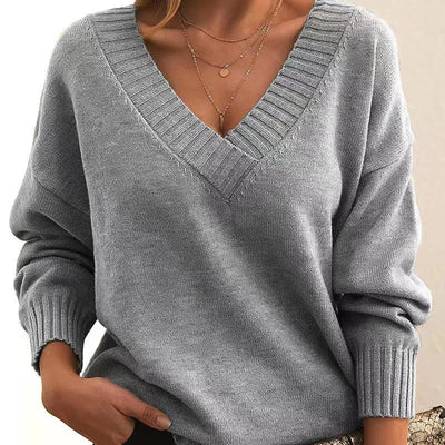 Anelys™ | Classic V-Neck Sweater