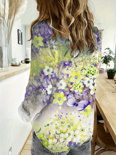 Mireya™ | Whimsical Bloom Shirt