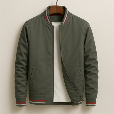 Samuel™ | Retro Varsity Zip Jacket