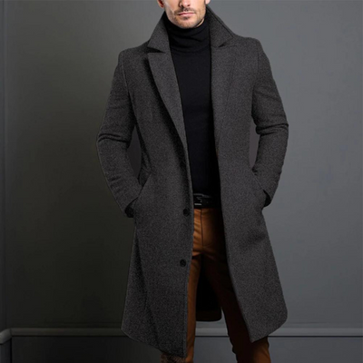 Adrien™ | Long Wool Overcoat