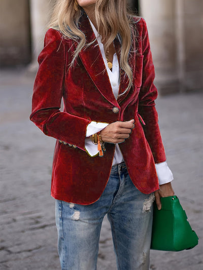 Avery™ | Timeless Velvet Blazer