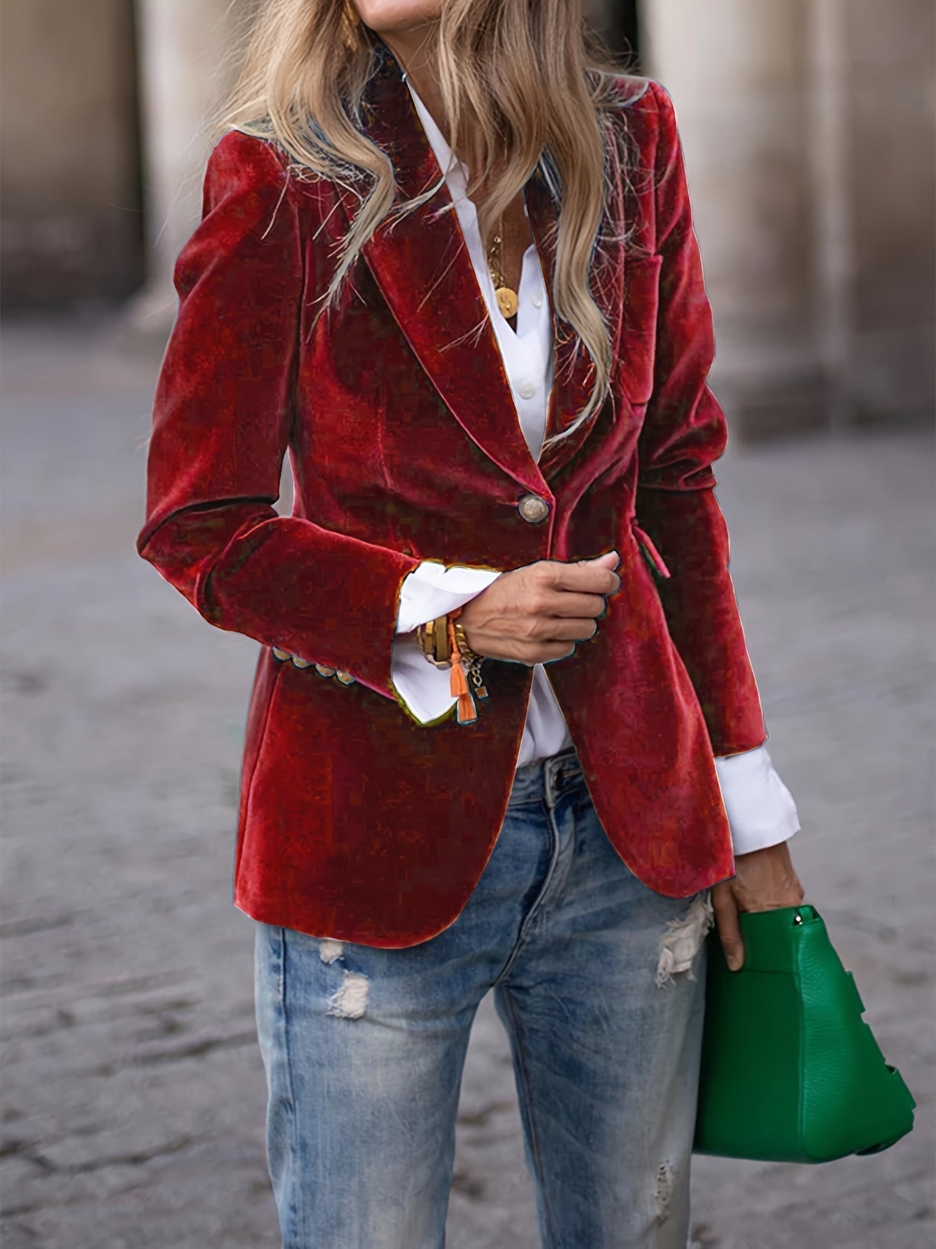 Avery™ | Timeless Velvet Blazer