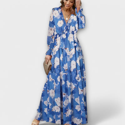 Doralie™ | Romantic Floral Maxi Dress