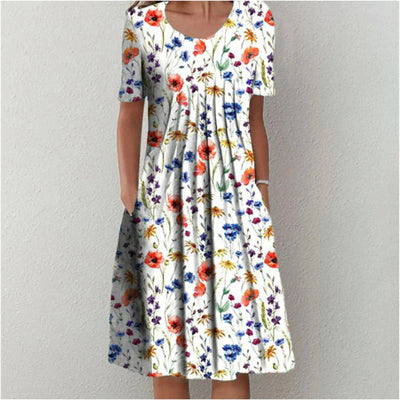 Maysen™ | Summer Garden Midi Dress