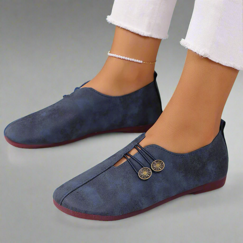 Talia™ | Handcrafted Moccasins in Luxe Goat Suede
