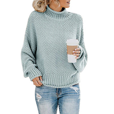 Solyana™ | Chunky Knit Turtleneck Sweater