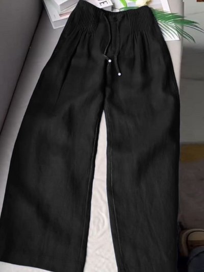 Calina™ | High-Waisted Wide-Leg Lounge Pants