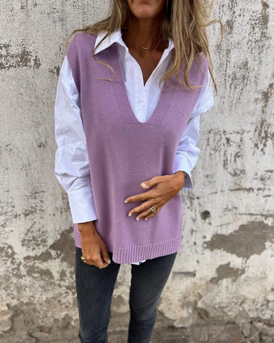 Margot™ | Classic Knit Sweater Vest