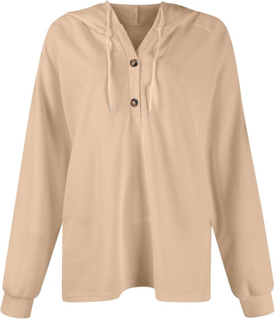 Sorelia™ | Cozy Waffle-Knit Hoodie