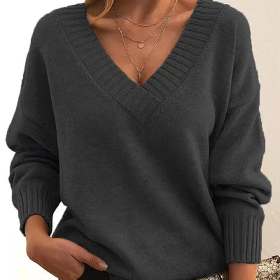 Anelys™ | Classic V-Neck Sweater