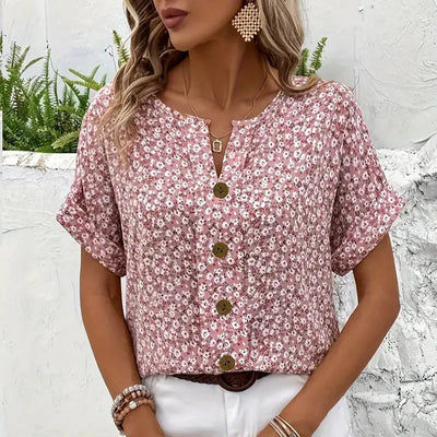 Talyssa™ | Elegant Blouse with Floral Print