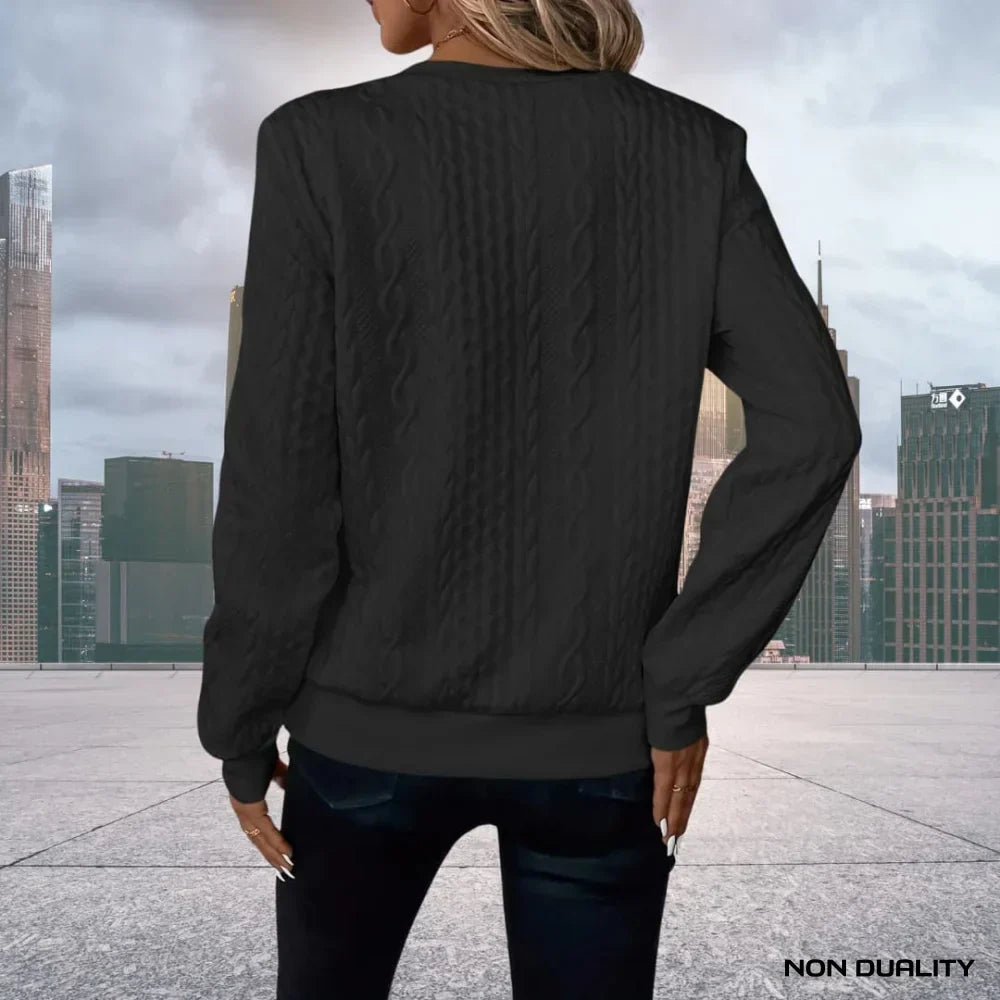 Elara™ | Chic Knit Zip-Up Sweater