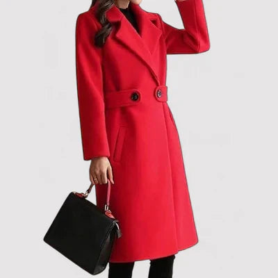 Syrielle™ | Double-Button Long Coat