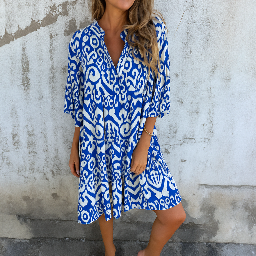 Jeylina™ | Elegant Casual V-Neck Dress