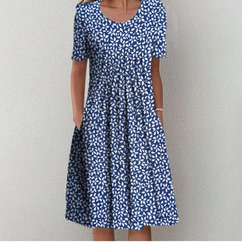Maysen™ | Summer Garden Midi Dress