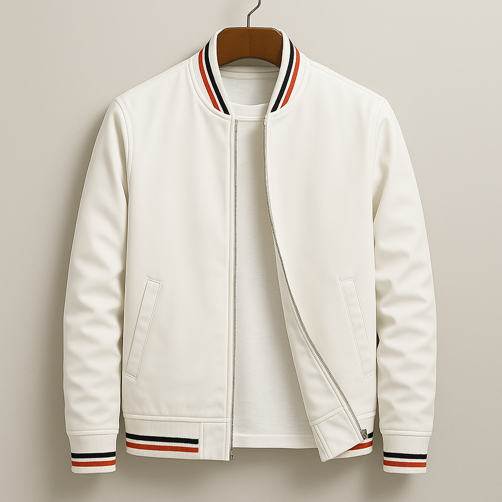 Samuel™ | Retro Varsity Zip Jacket