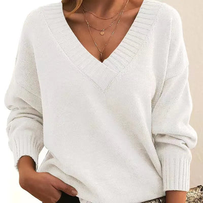Anelys™ | Classic V-Neck Sweater