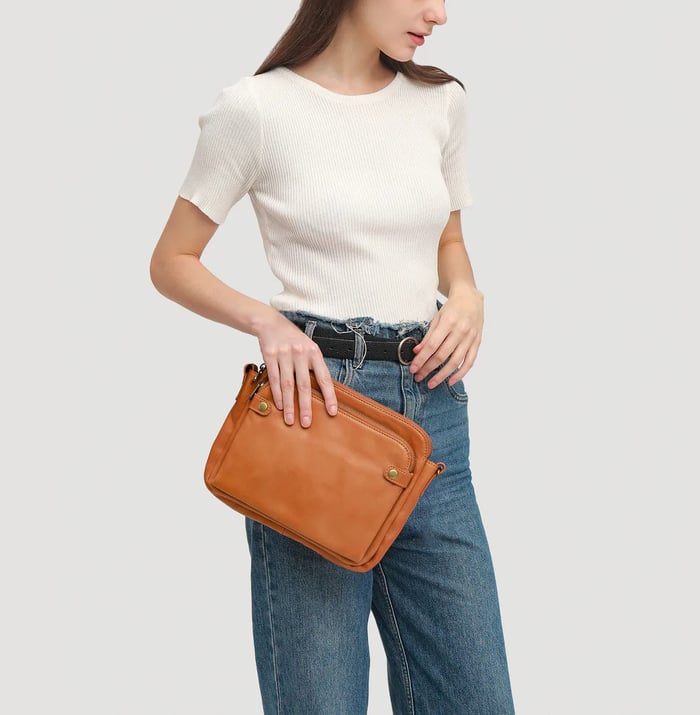 Hésiane™ | Sleek Three Layer Crossbody Bag