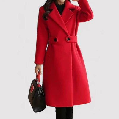 Syrielle™ | Double-Button Long Coat