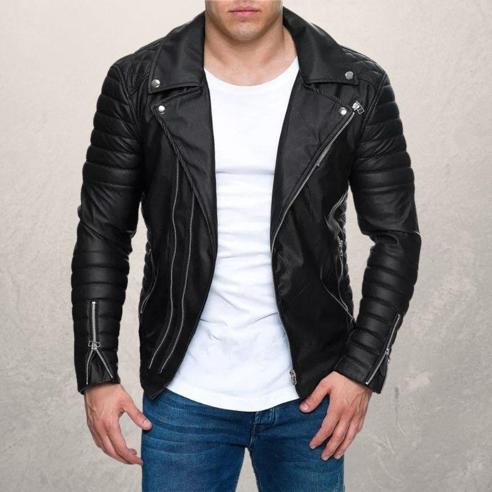 Damian | Premium-Jacke mit mehreren Reißverschlüssen für Herren