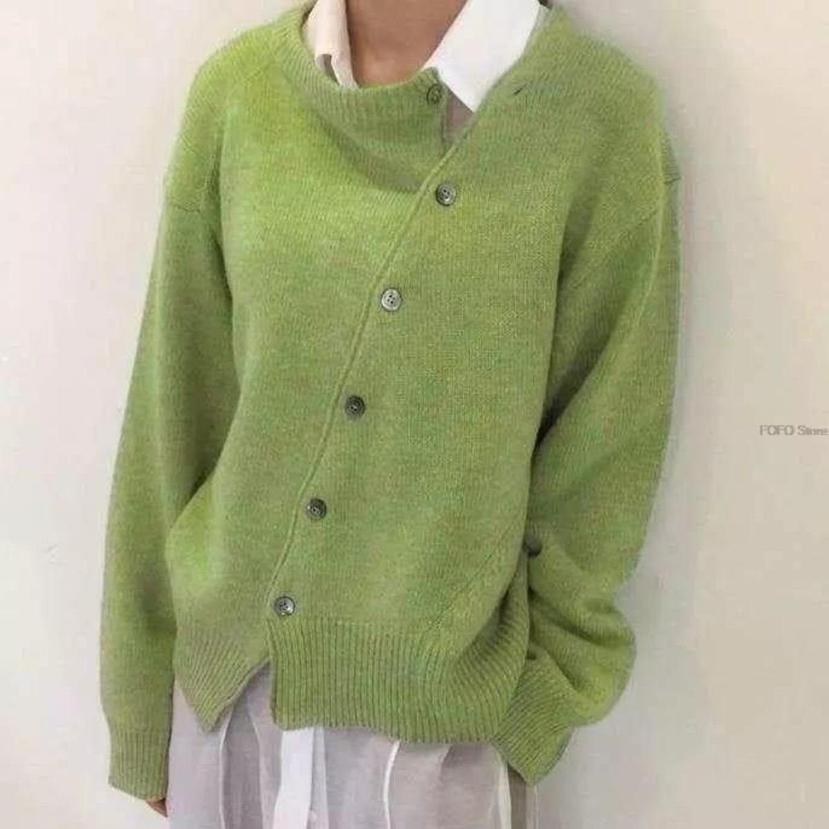 Camille™ | Effortless Asymmetrical Knit Sweater
