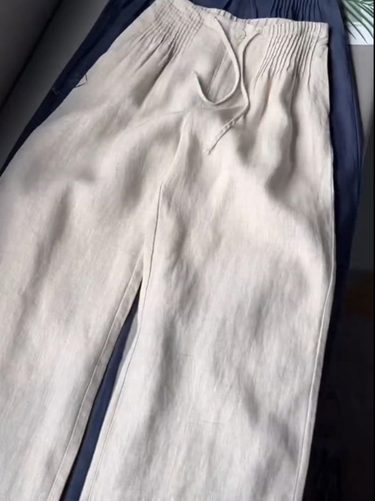 Calina™ | High-Waisted Wide-Leg Lounge Pants
