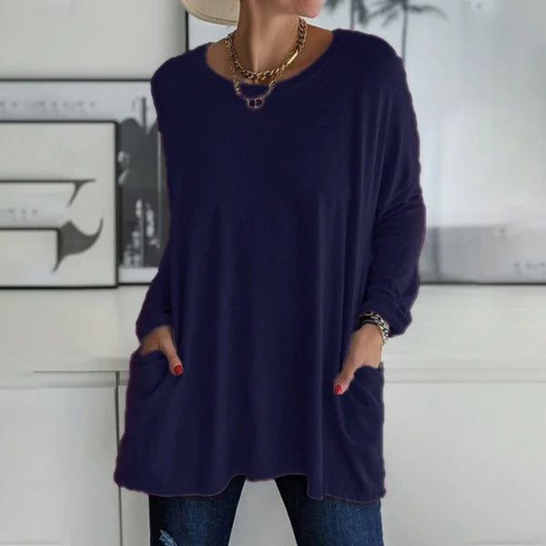 Haisley™ | Oversized Pocket Tunic Top
