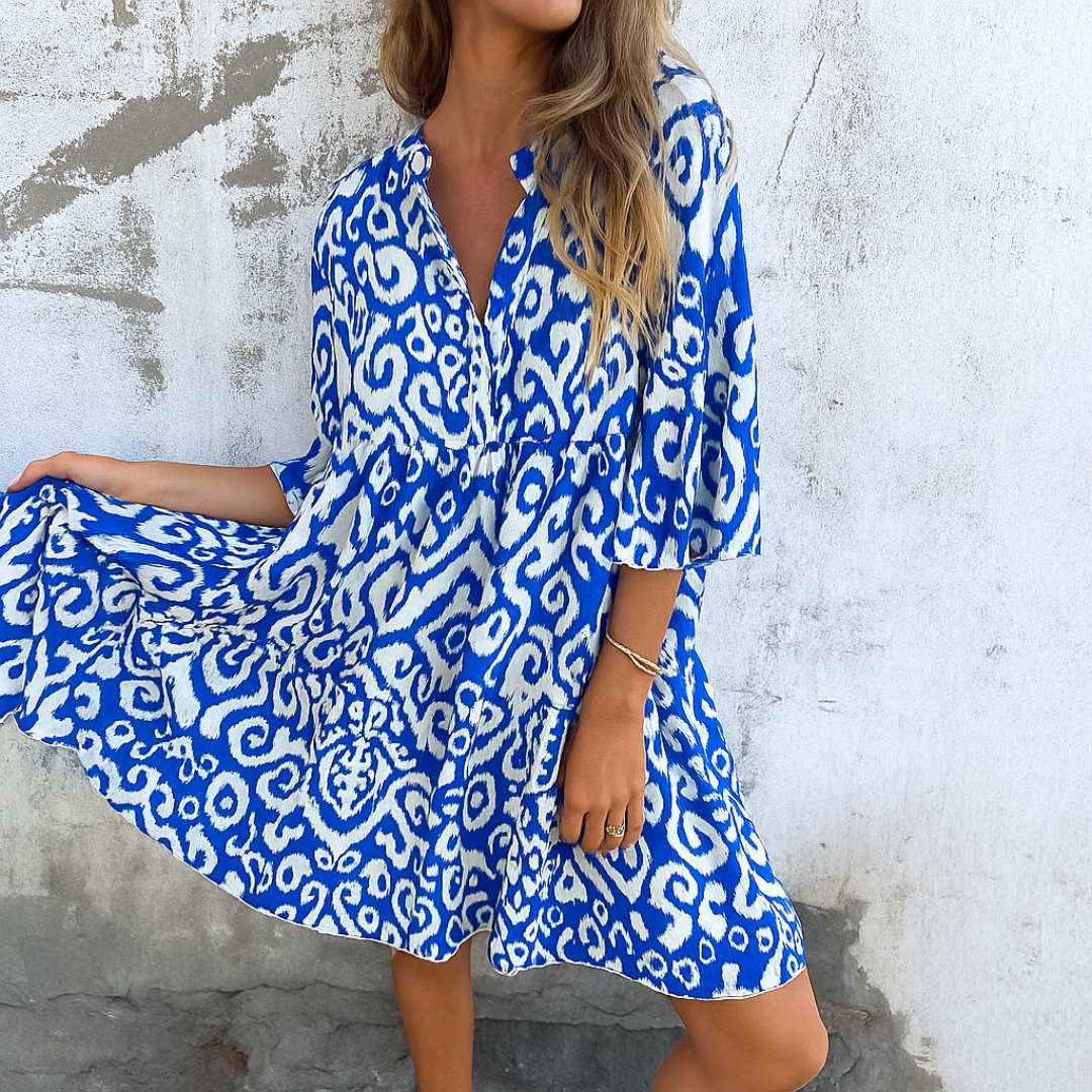 Jeylina™ | Elegant Casual V-Neck Dress