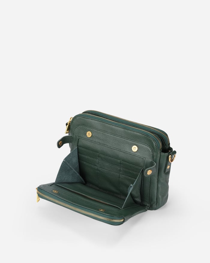 Hésiane™ | Sleek Three Layer Crossbody Bag